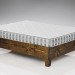 DreamFoam Bedding Ultimate Dreams Twin Crazy Quilt with 7-Inch TriZone Mattress